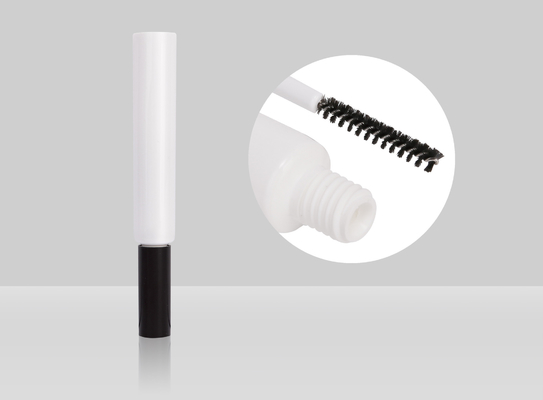 Empty PCR PE Custom Cosmetic Tubes D16mm Eye Lash Brush Tube