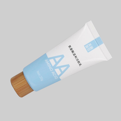 20-60ml D25mm Custom Empty Cosmetic Squeeze Tubes Plastic Facial Cleanser Tube