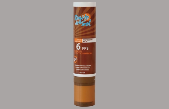 Custom Empty Plastic Cream Squeeze Cosmetic Packaging Tubes D50mm 130-250ml With Vibrating Massage Silicone Head