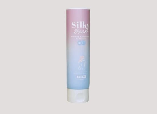 D45mm  Custom Cosmetic Lotion Tubes  with Flip cap  heart-shaped holes