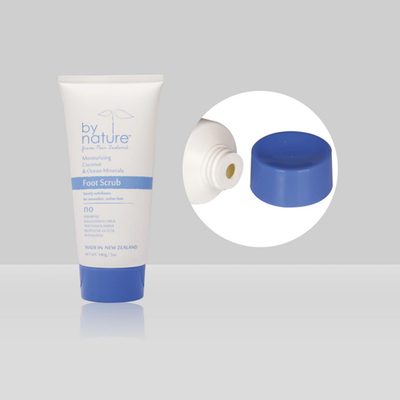 Reinigungsrohr DER PCR-PET Gewohnheits-leeres kosmetisches Plastikpressungs-Rohr-D45mm 140g/5oz mit Überwurfmutter