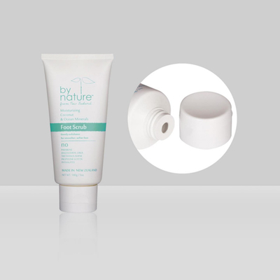 140g/5oz leere kundenspezifische kosmetische Pressungs-Plastikreinigungsrohr der Rohr-D45mm mit Flip Cap