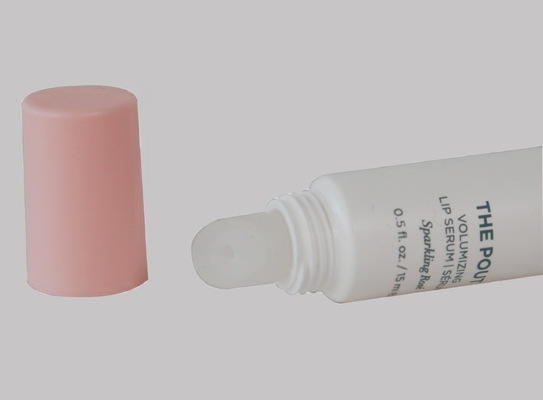 D19mm 10-25ml Pressen Sie kundenspezifische Kosmetikröhren Kunststoff TPE Lipglossröhrchen