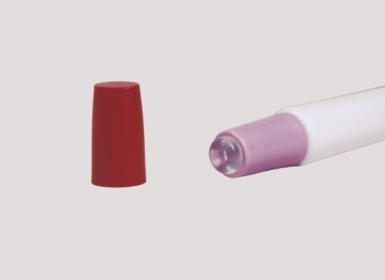 D19mm 10-25ml anpassbarer weicher Silikon-Squeeze Tube für Lippenbalsam und Kosmetikprodukte