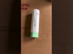 Reinigungsrohr DER PCR-PET Gewohnheits-leeres kosmetisches Plastikpressungs-Rohr-D45mm 140g/5oz mit Überwurfmutter